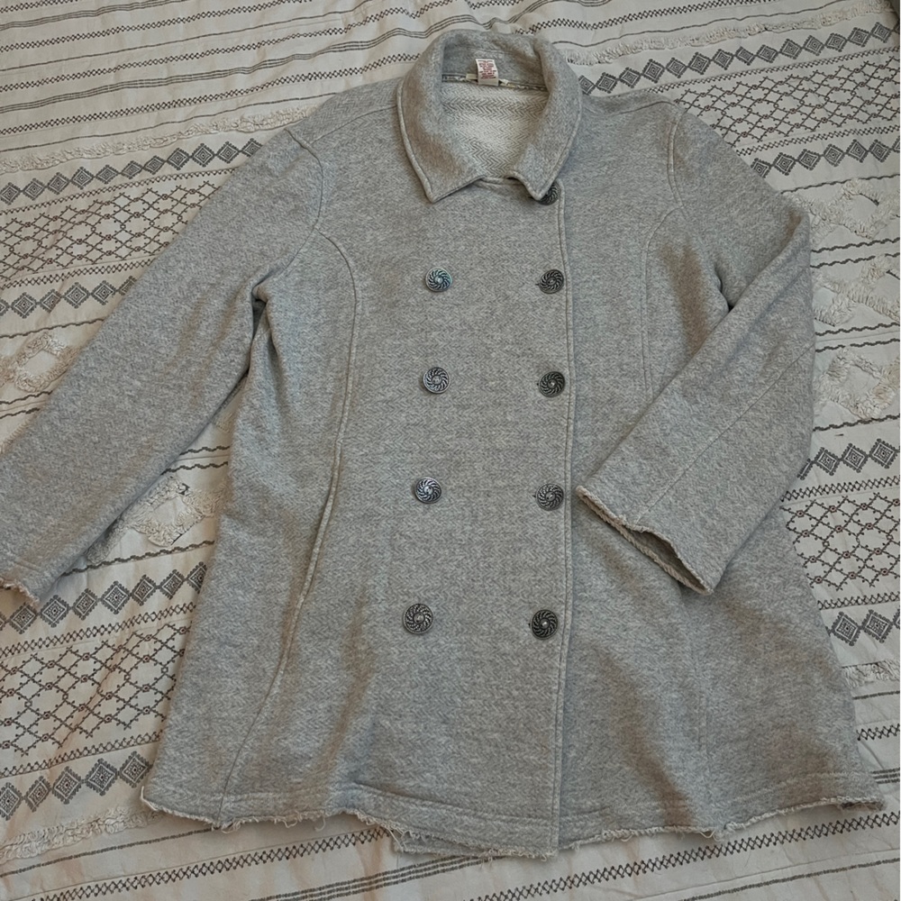Sundance knit pea coat jacket size large